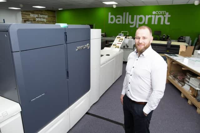 Aaron Klewchuk, owner and managing director of Ballyprint.