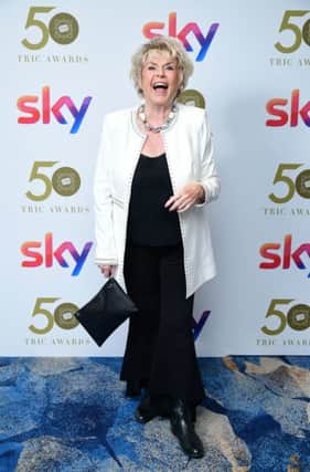 Gloria Hunniford attending the TRIC Awards 2019 50th Birthday Celebration held at the Grosvenor House Hotel, London.