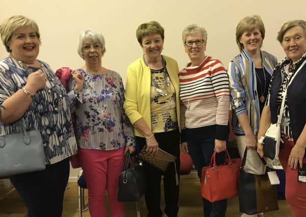 Models for the Muckamore WI 'Keeping Up Appearances' Evening - Sharon Carson, Lynda Brown, Margaret Bent, Alison Graham, Jean McCollam and Iris Maughan