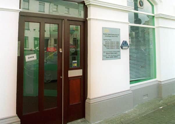 The Housing Executive office at High Street in Carrick.