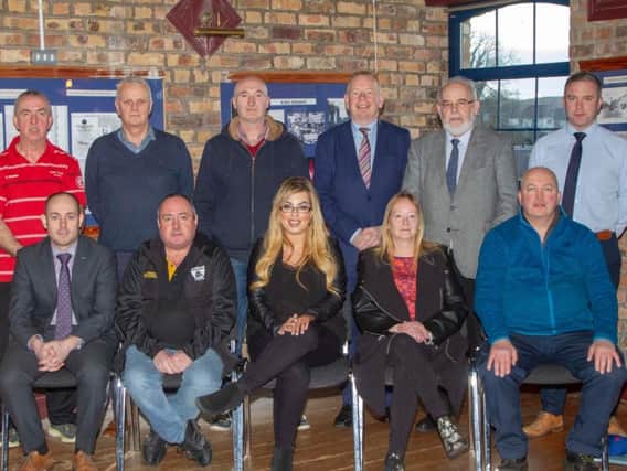 Representatives of the new Coalisland Town Centre Forum are pictured at the first meeting.