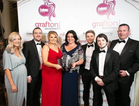 Scaffold Digital Managing Director Tim Proctor (second from left) is pictured with the award-winning team.