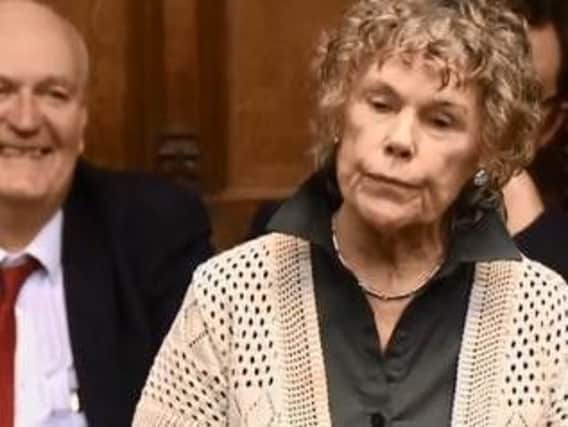 Labour M.P. and prominent Brexiteer, Kate Hoey, was jeered in the House of Commons on Monday. (Video/Photo: ParliamentLive.tv)