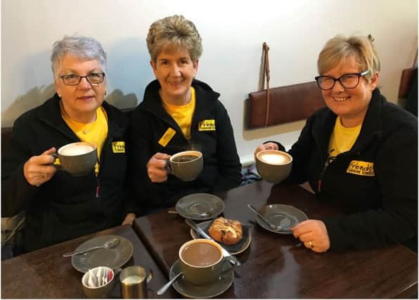 (From L-R) Beth Reid, Iris Megaw and Janet Nelson from Friends of the Cancer Centres Dromore Fundraising Group are getting ready for their annual brunch on Friday, April 5 at the First Presbyterian Non-Subscribing Church in Dromore.