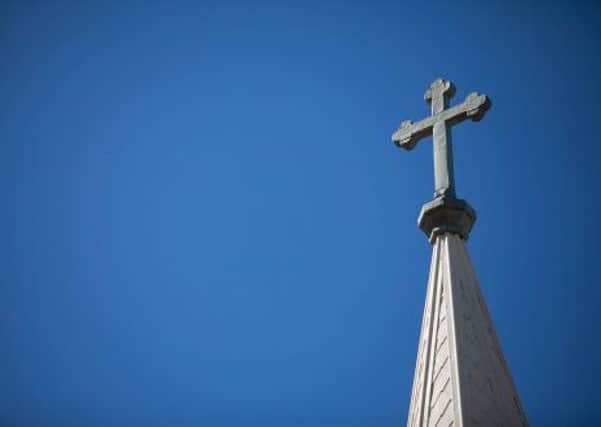 Church Steeple and Cross