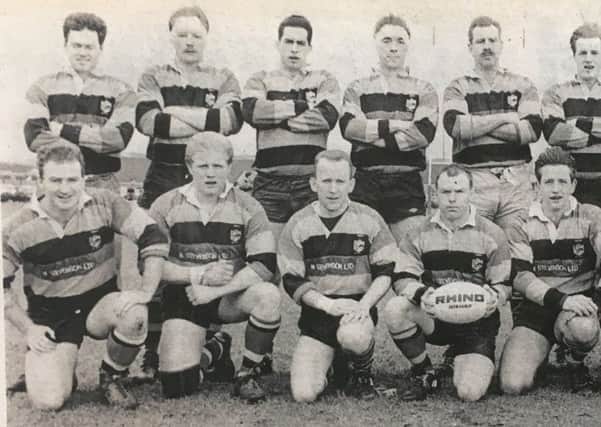 The Lurgan team who played in the quarter finals of the Towns Cup in 1992