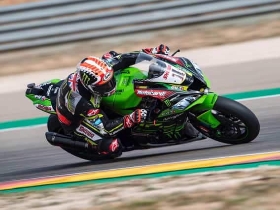 Jonathan Rea had to dig deep to finish as the runner-up in Saturday's opening World Superbike race at Aragon in Spain.