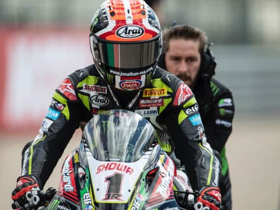 Jonathan Rea is 39 points behind World Superbike Championship leader Alvaro Bautista after the first three rounds.
