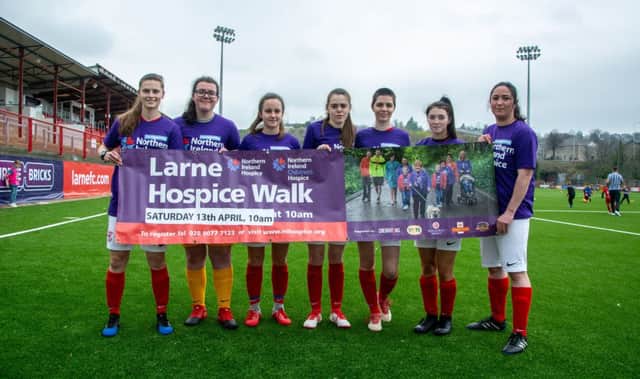 Participants will have the choice of two routes on Larne Hospice Walk, which will be led by Larne Ladies. Pic: LM Photos.