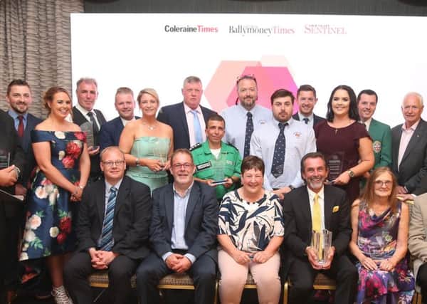 The winners of the inaugural Causeway Coast and Glens People of the Year Awards.