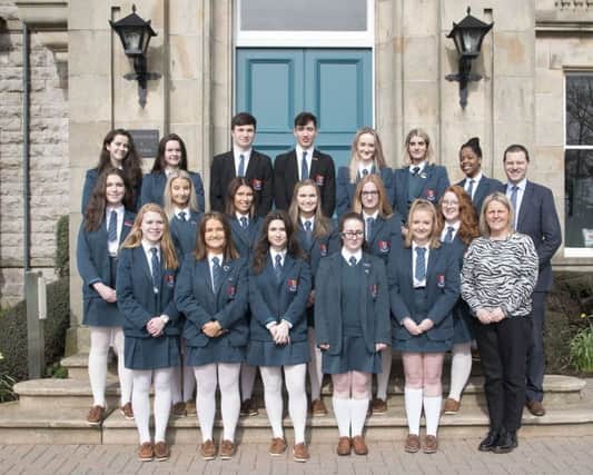 The Banbridge Academy bar mock trial team who were national runners-up 2019.
