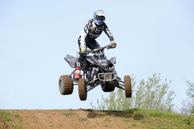 Mark McLernon made a good start to his British quad championship finishing second at Milton Malsor, round one
