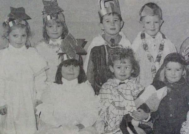 The Model P1 Class who presented a poem - 'One Special Start' at their annual concert. 1991.