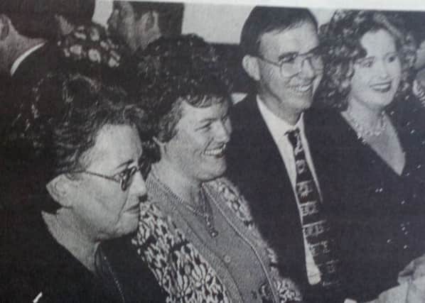 A group of guests at the Ballyclare Chamber of Trade Dinner in Ballyclare Golf Club. 1991.
