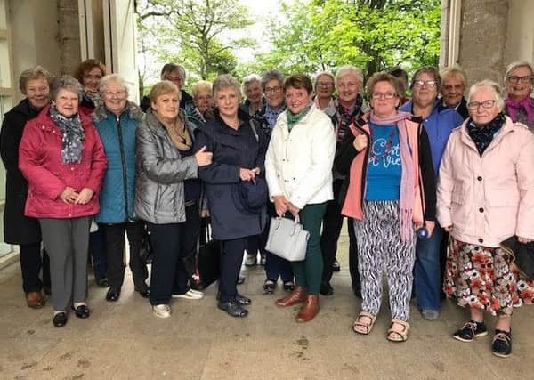 Members of Muckamore W.I. organised a sponsored walk through
Antrim Castle Grounds to raise money for ACWW  Women Walk The World. All proceeds are in aid of ACWW, to finance the great work carried out by the organisation in helping women and their families worldwide.