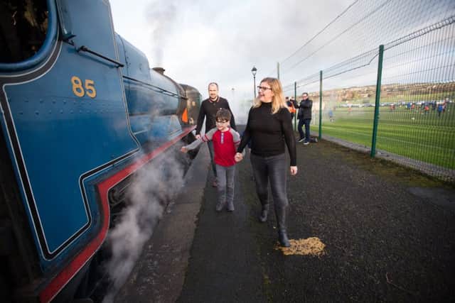 Visitors will get the opportunity to hop on board a 100-year-old steam engine.