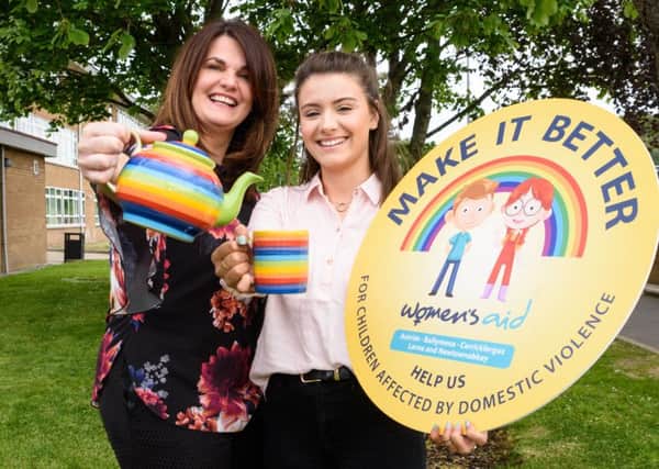 Make A Cuppa and help raise funds for children affected by domestic violence. That's Womens Aid ABCLNs message for Make It Better Week taking place from 20th - 26th May.
Pictured: Womens Aid ABCLN Board Member, Jackie Fisher and Volunteer Holly Gillan.