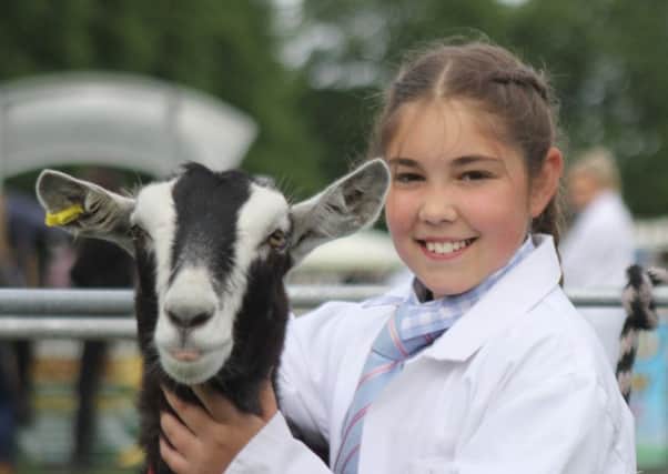 Champion young handler in the goat section at Lurgan Show was Lucy Wells from Portadown
