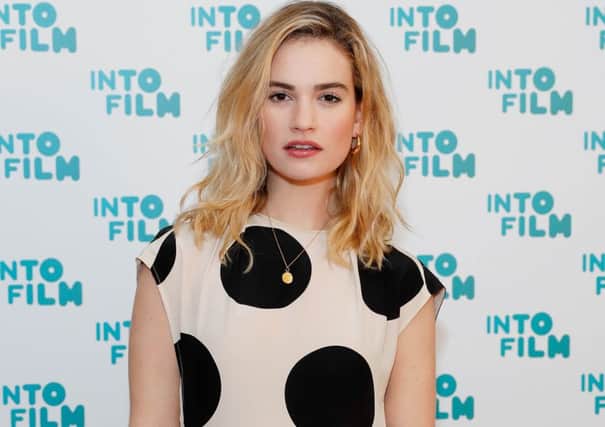 Lily James attends the Into Film Awards at Odeon Luxe Leicester Square