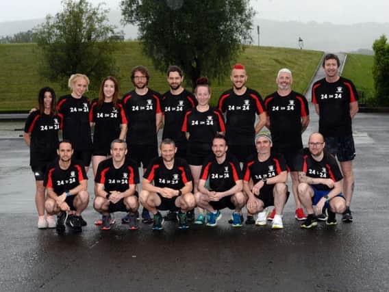 Fifteen members of Mallusk Harriers will take on the 24-hour parkrun challenge in support of NI Children's Hospice. Pics: Stephen Hamilton, Press Eye