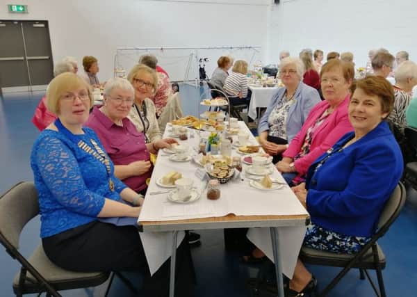 Members of Ahoghill WI past and present attended a very special afternoon tea recently to celebrate their Platinum Anniversary.