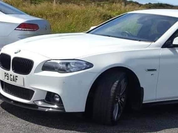 White BMW