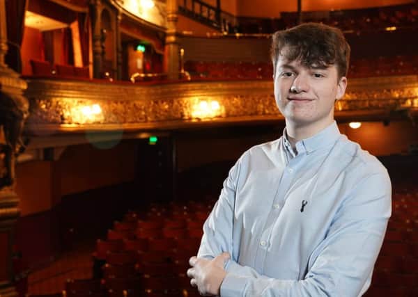 Newtownabbey student Conor O'Brien is set  to take centre stage at the Grand Opera House this summer
Photo by Aaron McCracken