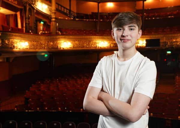 Larne student Nathan Johnston is set to take centre stage at the Grand Opera House this summer
Photo by Aaron McCracken