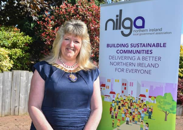 Councillor Frances Burton, the new President of the Northern Ireland Local Government Association