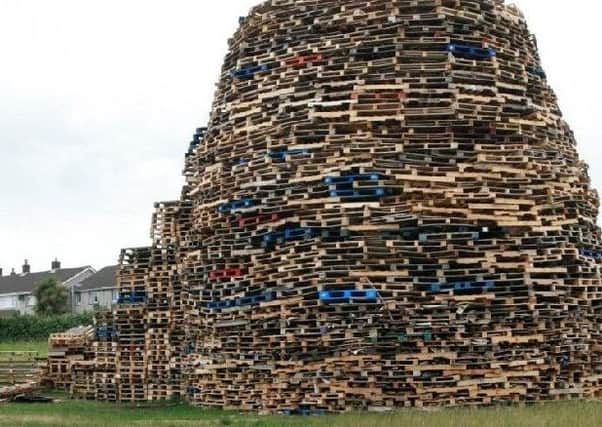 Bonfires have got smaller in size in Mid Ulster district.
