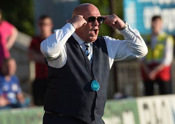 Ballymena United manager David Jeffrey. Pic by Pacemaker.