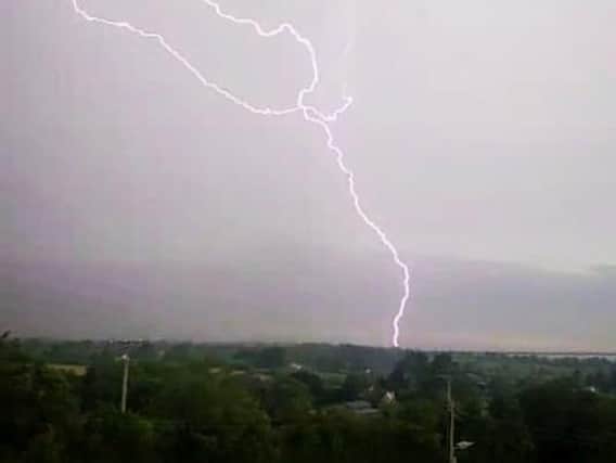 Lightning strike in Co Armagh