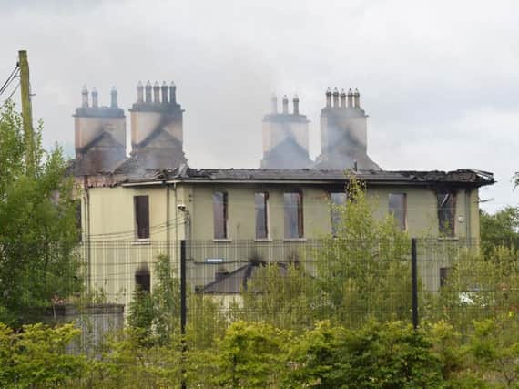 Steeple House in Antrim was gutted by an overnight fire.