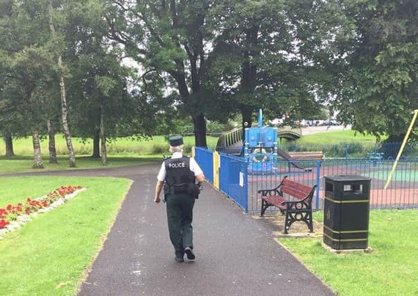 Officers conducted patrols in the Six Mile Water Park.