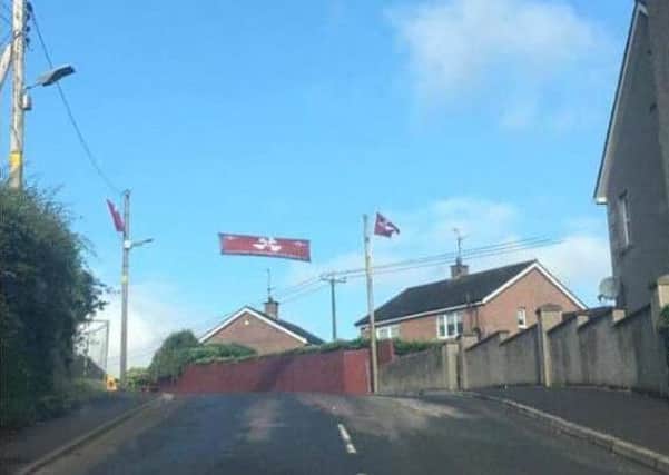 Soldier F banner in Gilford