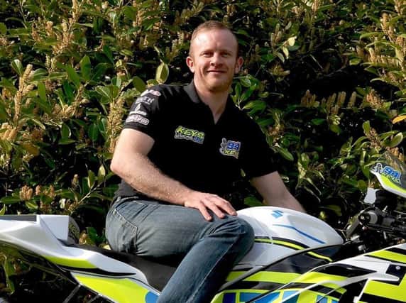 Ballyclare road racer Darren Keys, who was killed in a crash at the Walderstown Road Races on Sunday.