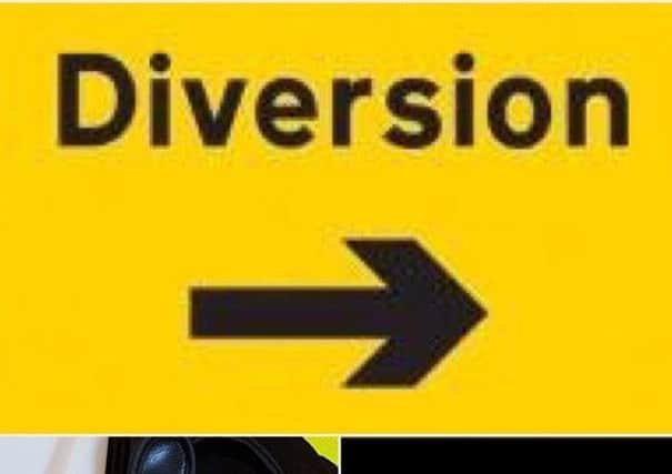Diversions will be in place.