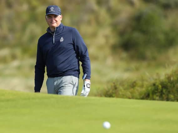 Gary McNeill in action at the 148th Open Championship