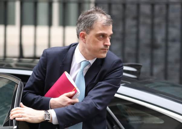 Julian Smith MP will meet the NI parties on Friday in some of his first engagements as he picks up the responsibility of progressing devolution talks. (Photo by Daniel LEAL-OLIVAS / AFP)
