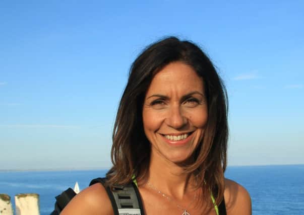 Julia Bradbury is among a host of Celebrities backing 'Walk Together' to stop people dying of bowel cancer