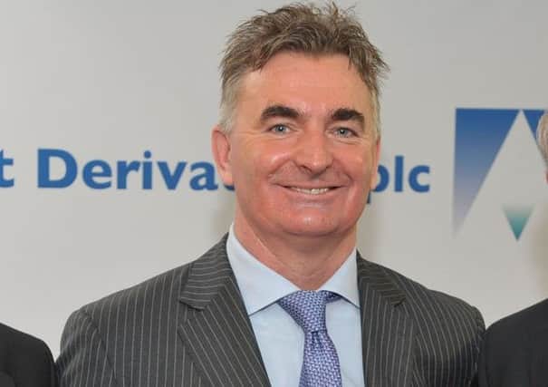 Brian Conlon, who has died, was CEO of First Derivatives, Newry. 
Photo by Aaron McCracken/Harrisons