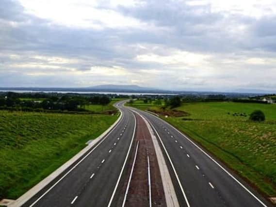 A new section of the A6 which is due to open on Monday, August 5.