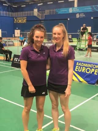Rebecca and Rachael Woods win silver in U19 Irish Open