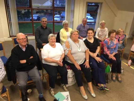 Exercise Specialist, Gemma McLaughlin with members of Breathe Easy Causeway at September Meeting