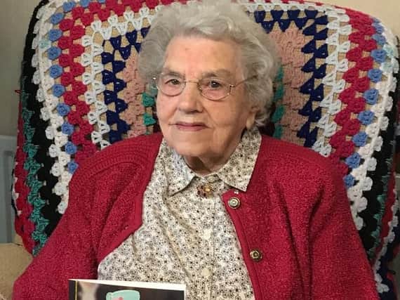 Mrs Emily Wilson who celebrated her 100th birthday.