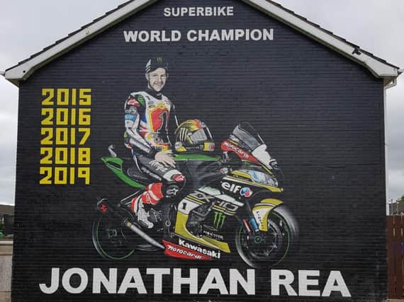 The mural in the West Winds estate in Newtownards.