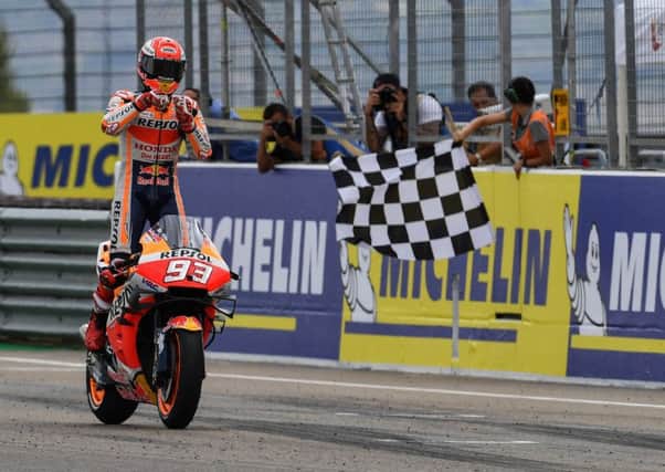 Marc Marquez dominates in Aragon.