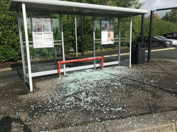 PSNI picture of the Park and Ride at Ballygawley.