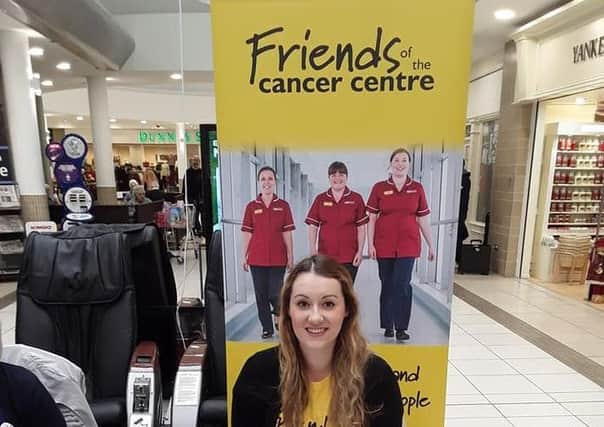 Amy from the Friends of the Cancer Centre