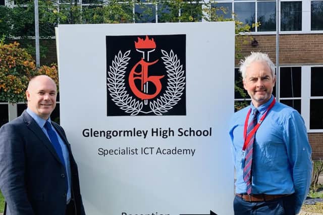 Principal Ricky Massey and Assistant Vice Principal Paul Clarke.